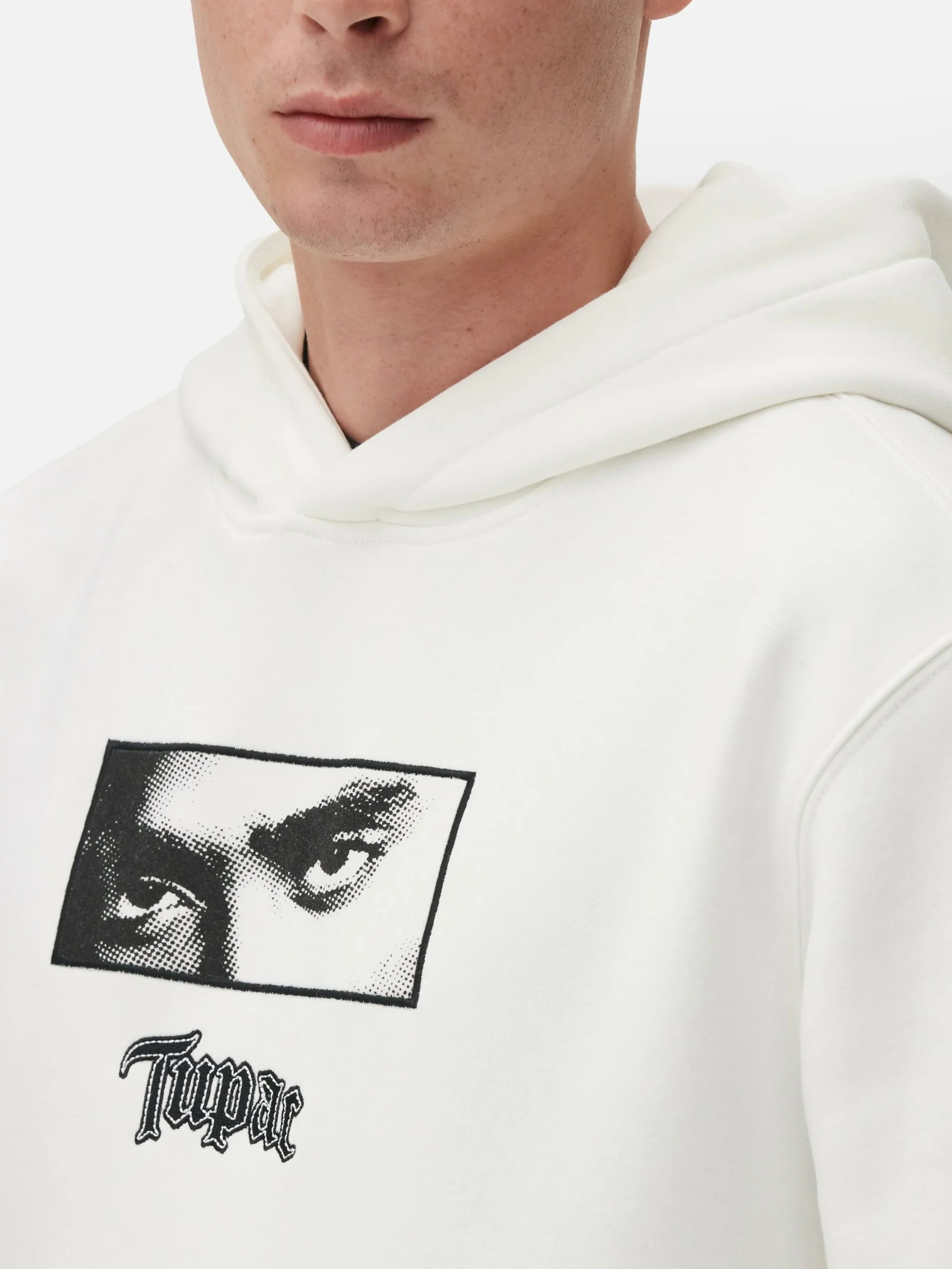 Sweat à Capuche Graphique Tupac