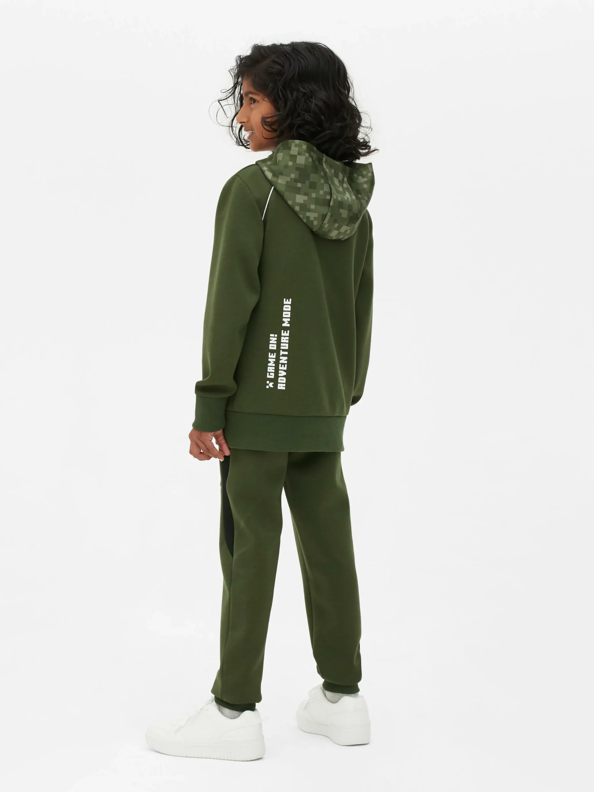 Sweat à Capuche Zippé Minecraft