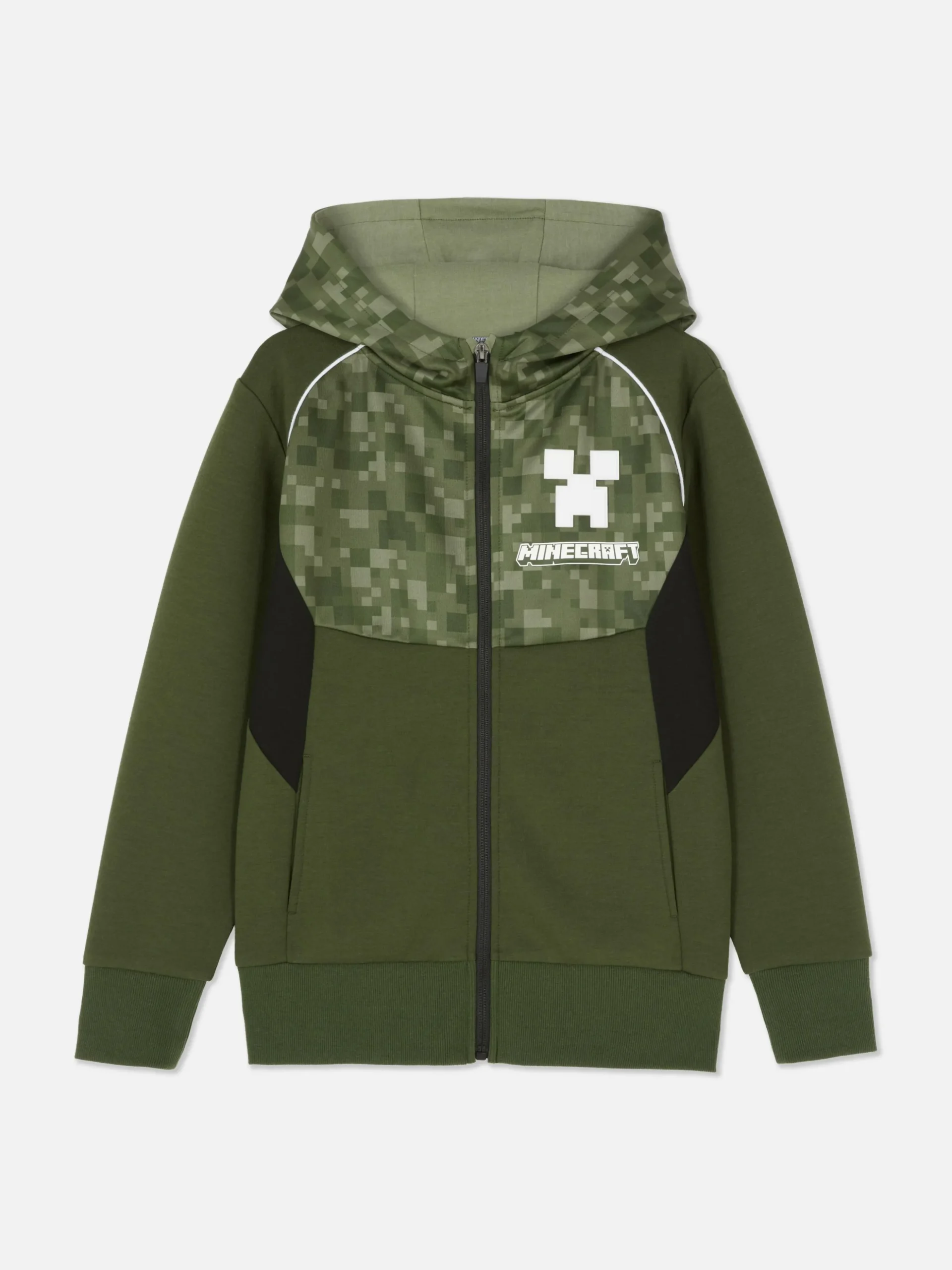 Sweat à Capuche Zippé Minecraft
