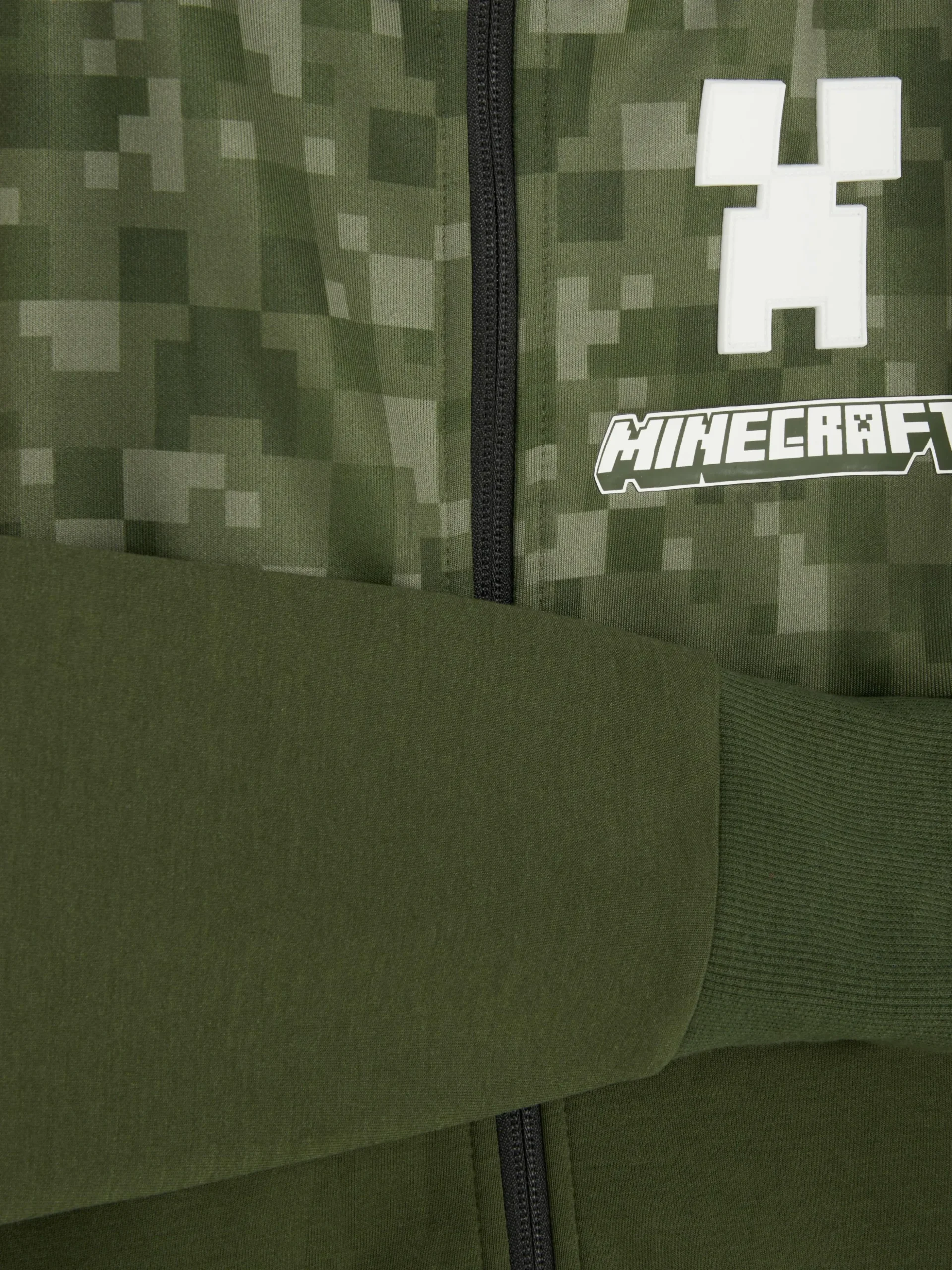 Sweat à Capuche Zippé Minecraft