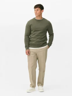 Sweat-shirt à Col Ras-du-cou