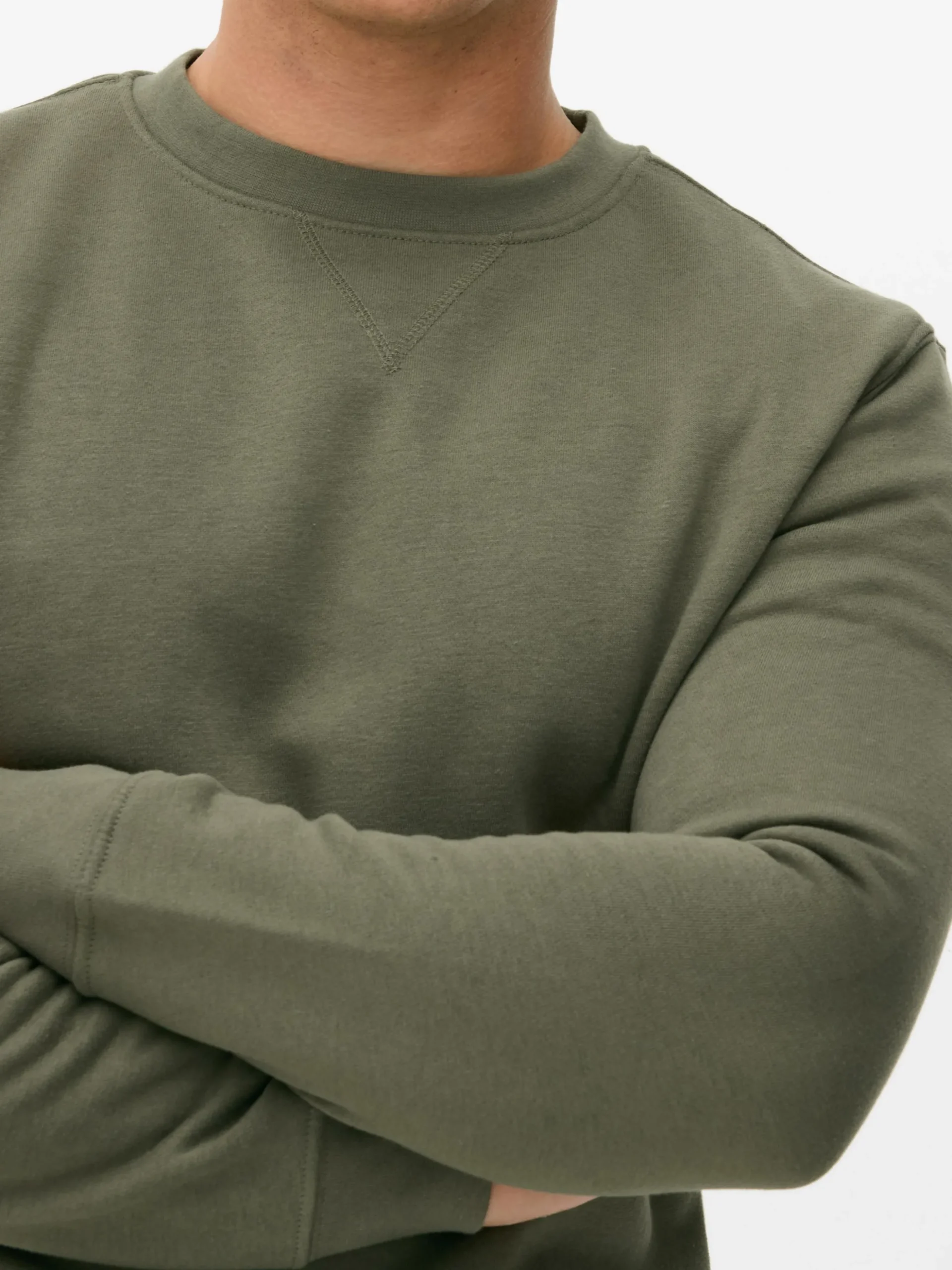 Sweat-shirt à Col Ras-du-cou