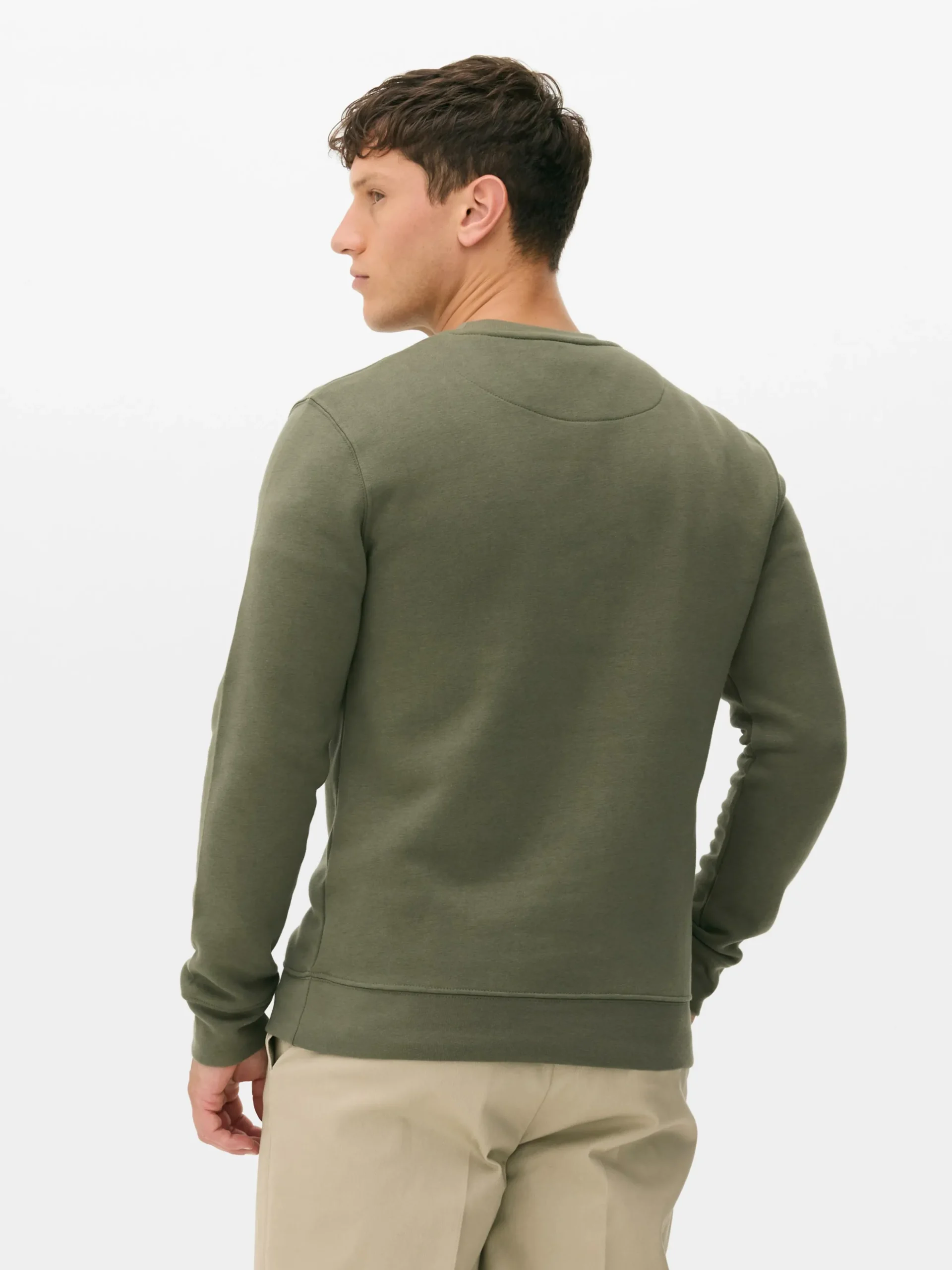 Sweat-shirt à Col Ras-du-cou