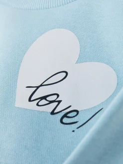 Sweat-shirt à Col Ras-du-cou à Coordonner