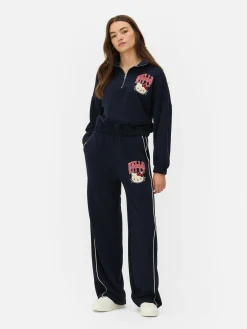 Sweat-shirt à Col Zippé Hello Kitty