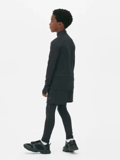 Sweat-shirt à Col Zippé Performance