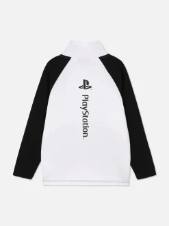 Sweat-shirt à Col Zippé PlayStation