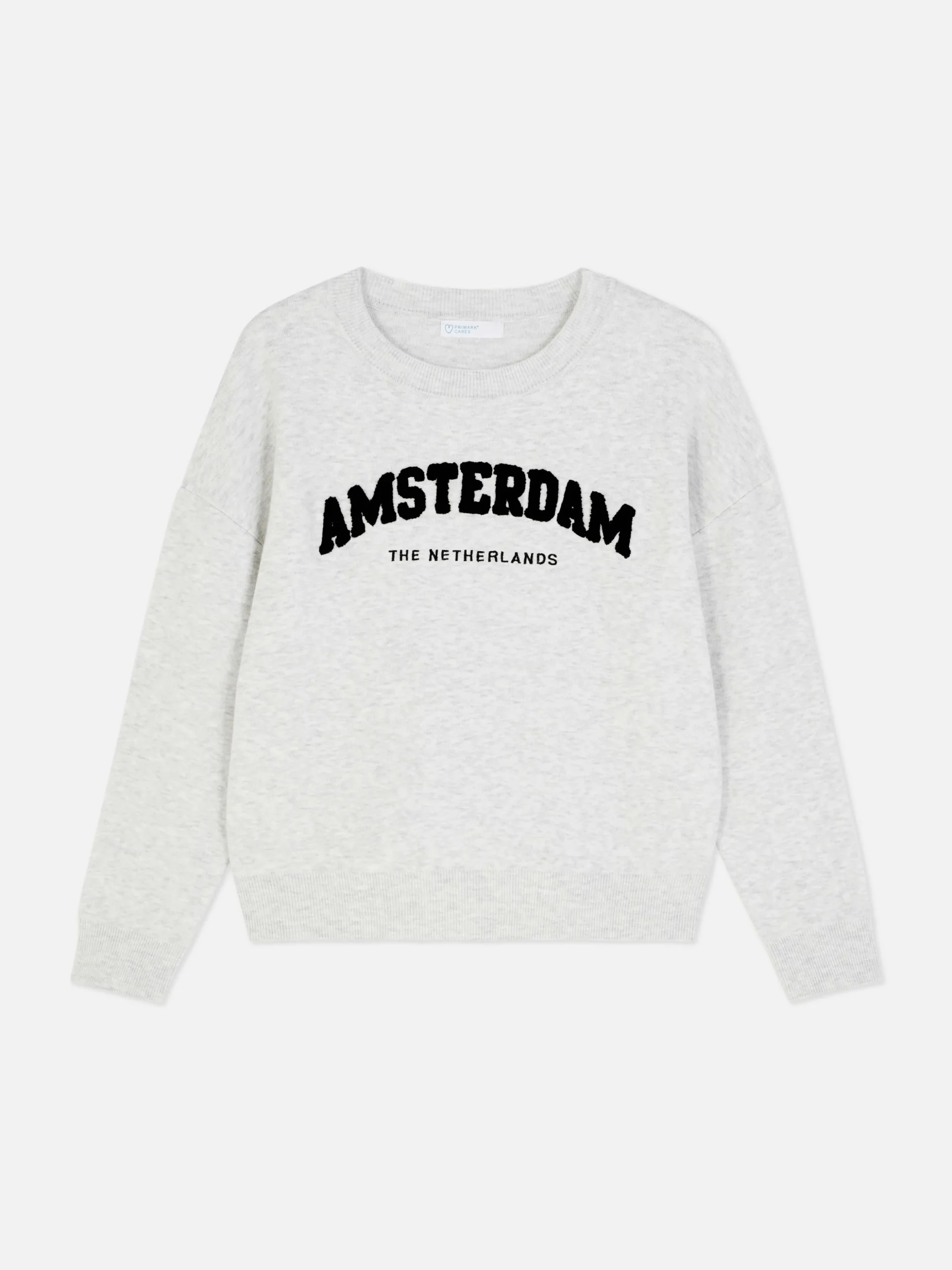 Sweat-shirt à Message Sur Le Devant