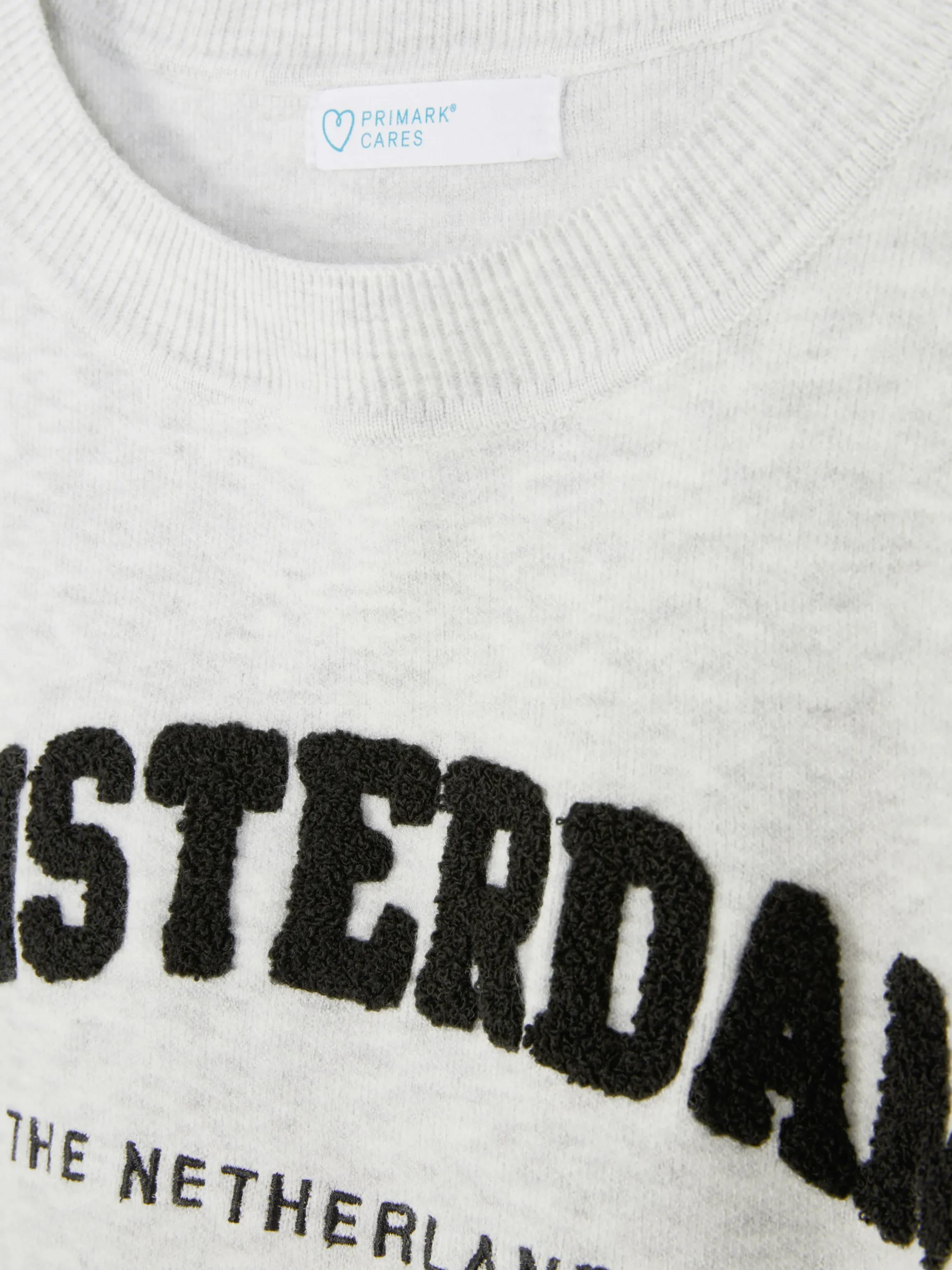 Sweat-shirt à Message Sur Le Devant