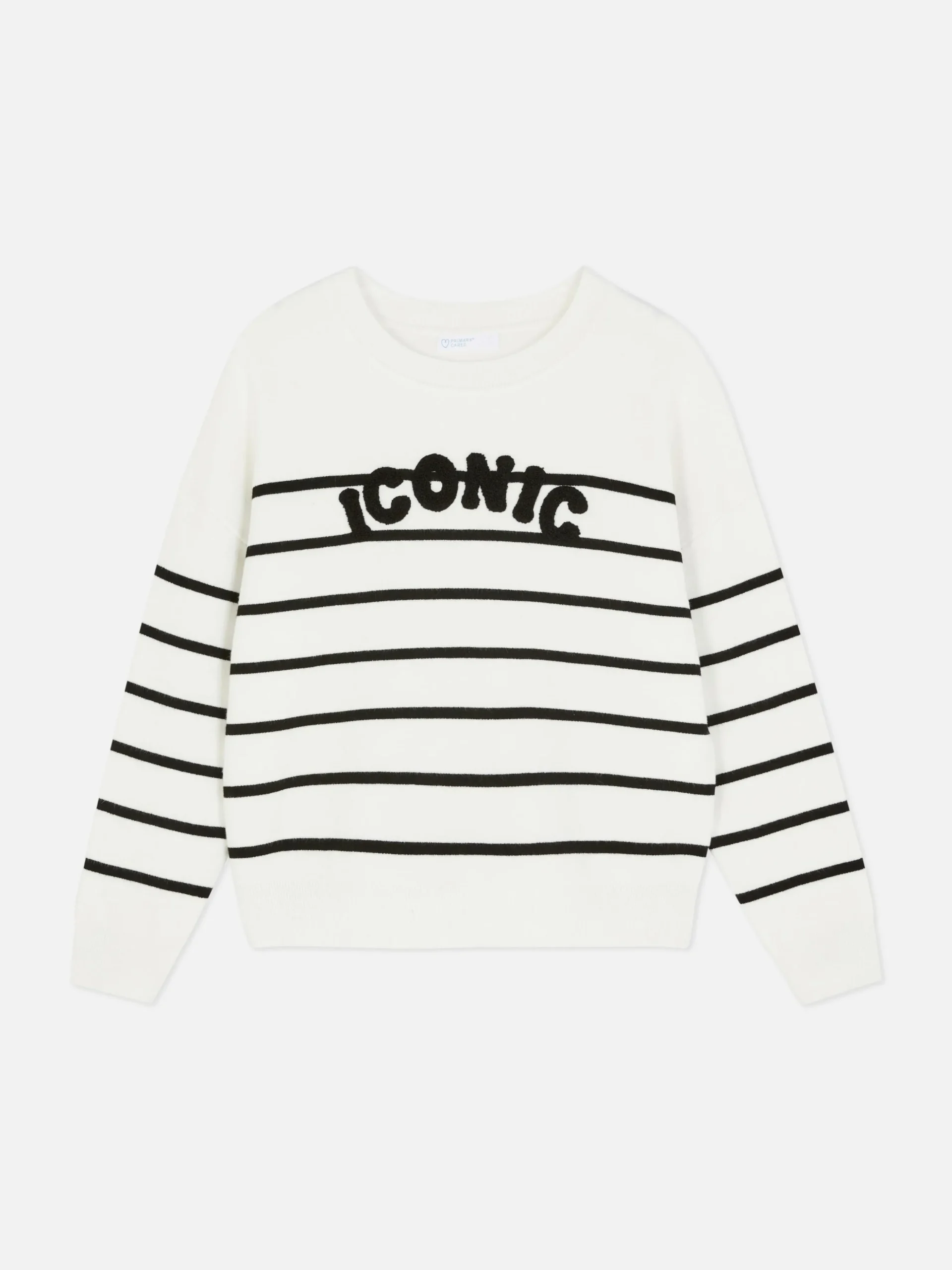 Sweat-shirt à Message Sur Le Devant