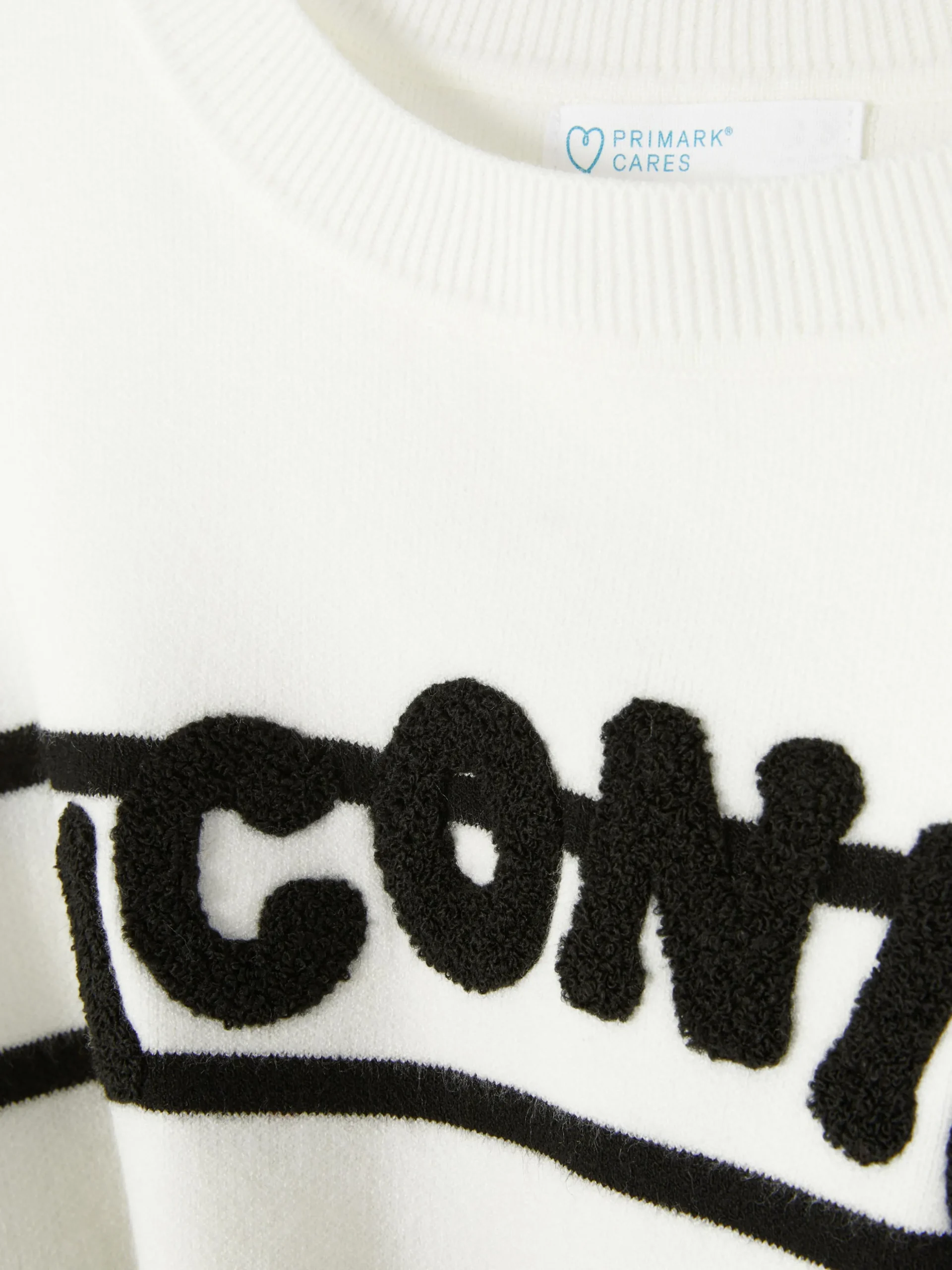 Sweat-shirt à Message Sur Le Devant