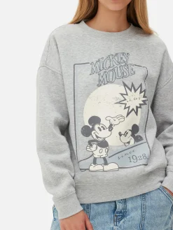 Sweat-shirt à Motif Esquisse Disney Mickey Mouse
