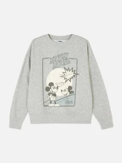 Sweat-shirt à Motif Esquisse Disney Mickey Mouse