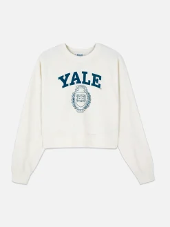 Sweat-shirt Coupe Droite Graphique à Coordonner Yale