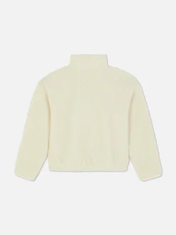 Sweat-shirt Demi-zippé En Molleton