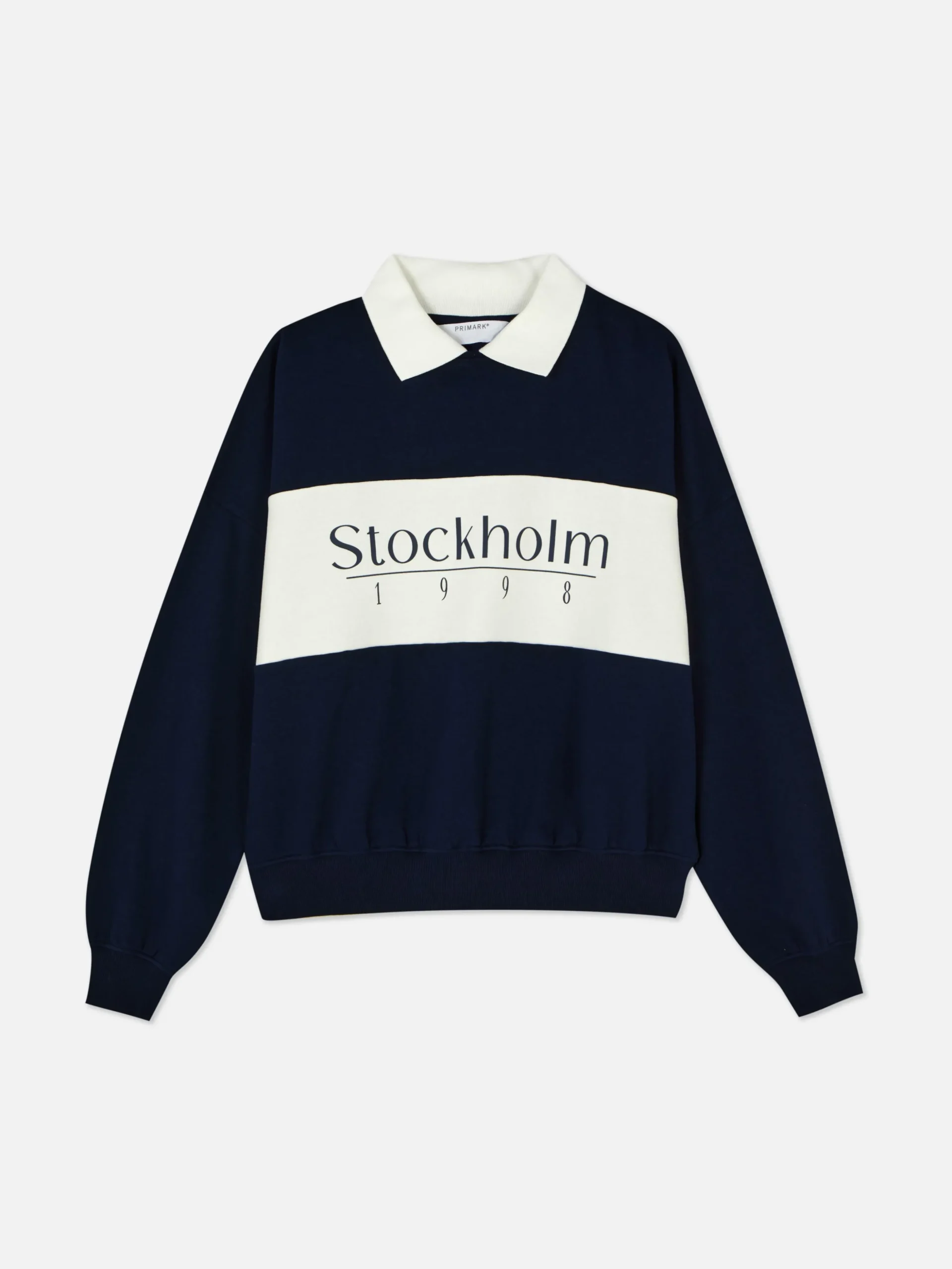 Sweat-shirt Graphique à Col