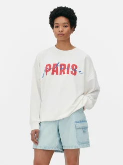 Sweat-shirt Graphique Paris