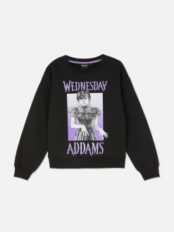 Sweat-shirt Graphique Wednesday Addams