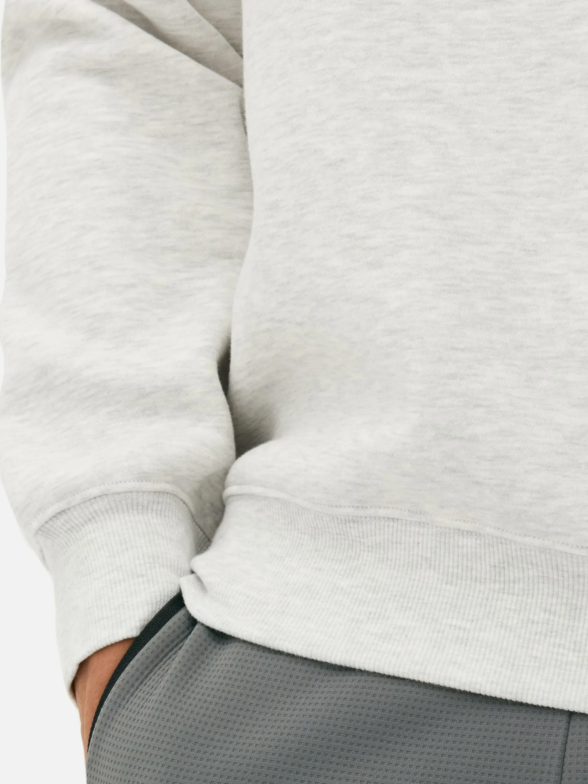 Sweat-shirt Oversize à Col Ras-du-cou