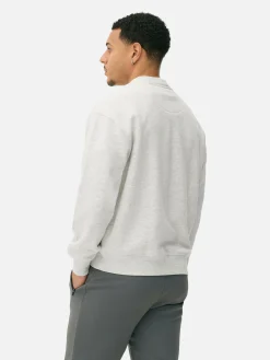 Sweat-shirt Oversize à Col Ras-du-cou