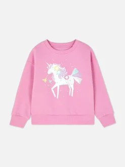 Sweat-shirt Ras Du Cou Graphique