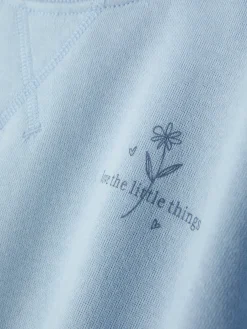 Sweat-shirt Ras Du Cou Graphique