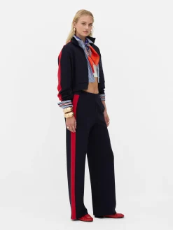 Sweat-shirt Zippé à Col Cheminée Rita Ora