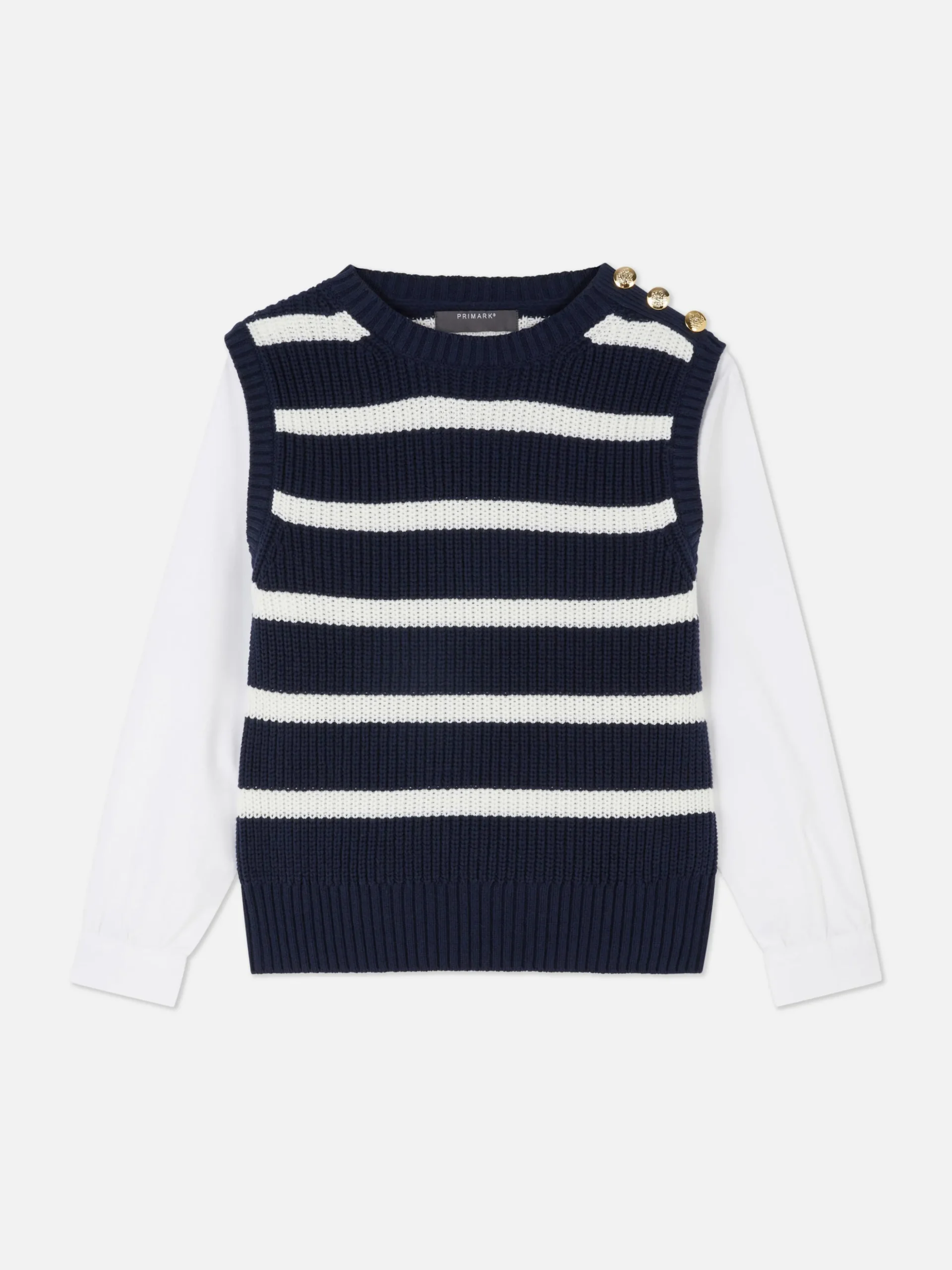 Tenue Deux-en-un Débardeur En Tricot Et Chemise