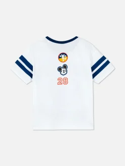 T-shirt à Bords Contrastés Disney Mickey Mouse