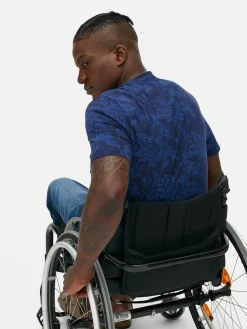 T-shirt à Col Ras-du-cou Et Motif Arbres Japonais