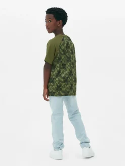 T-shirt à Logo Minecraft Pixel