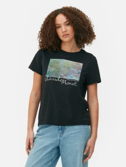 T-shirt à Manches Courtes Claude Monet