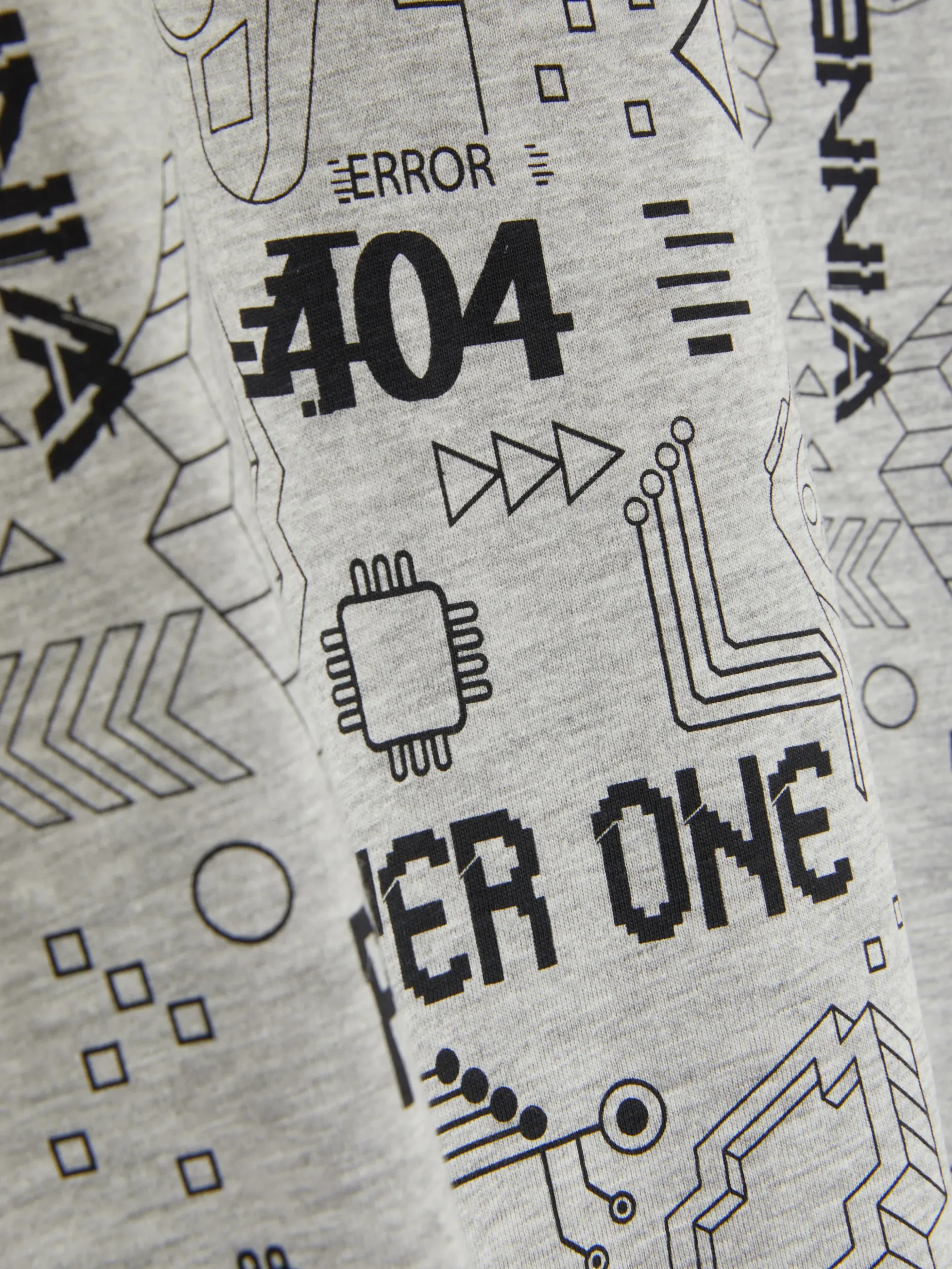 T-shirt à Manches Longues Et Motif Gaming