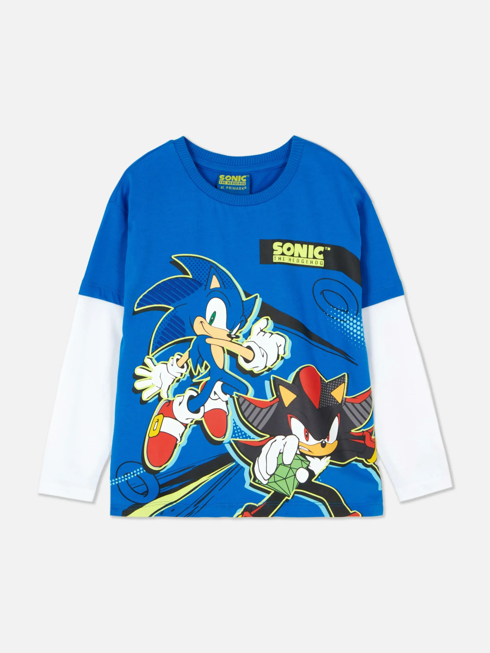 T-shirt Bicolore Sonic Le Hérisson
