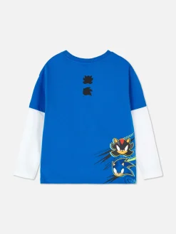 T-shirt Bicolore Sonic Le Hérisson