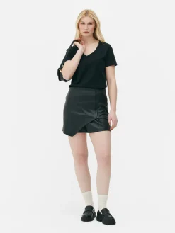 T-shirt Coupe Regular à Col En V