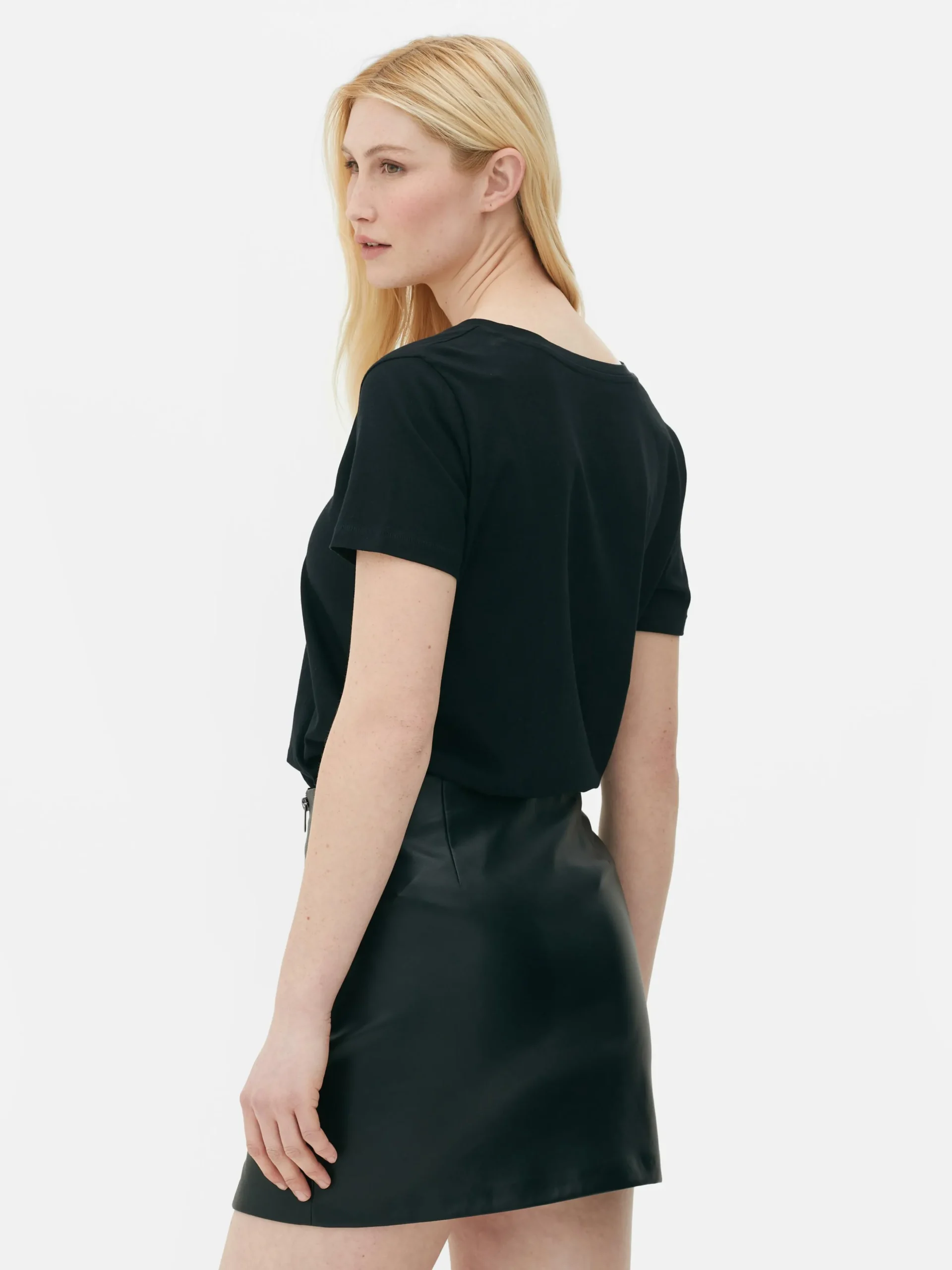 T-shirt Coupe Regular à Col En V