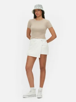 T-shirt Court à Manches Courtes