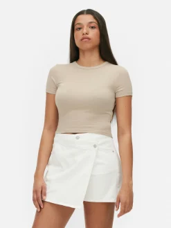 T-shirt Court à Manches Courtes