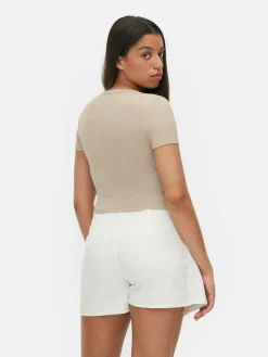 T-shirt Court à Manches Courtes