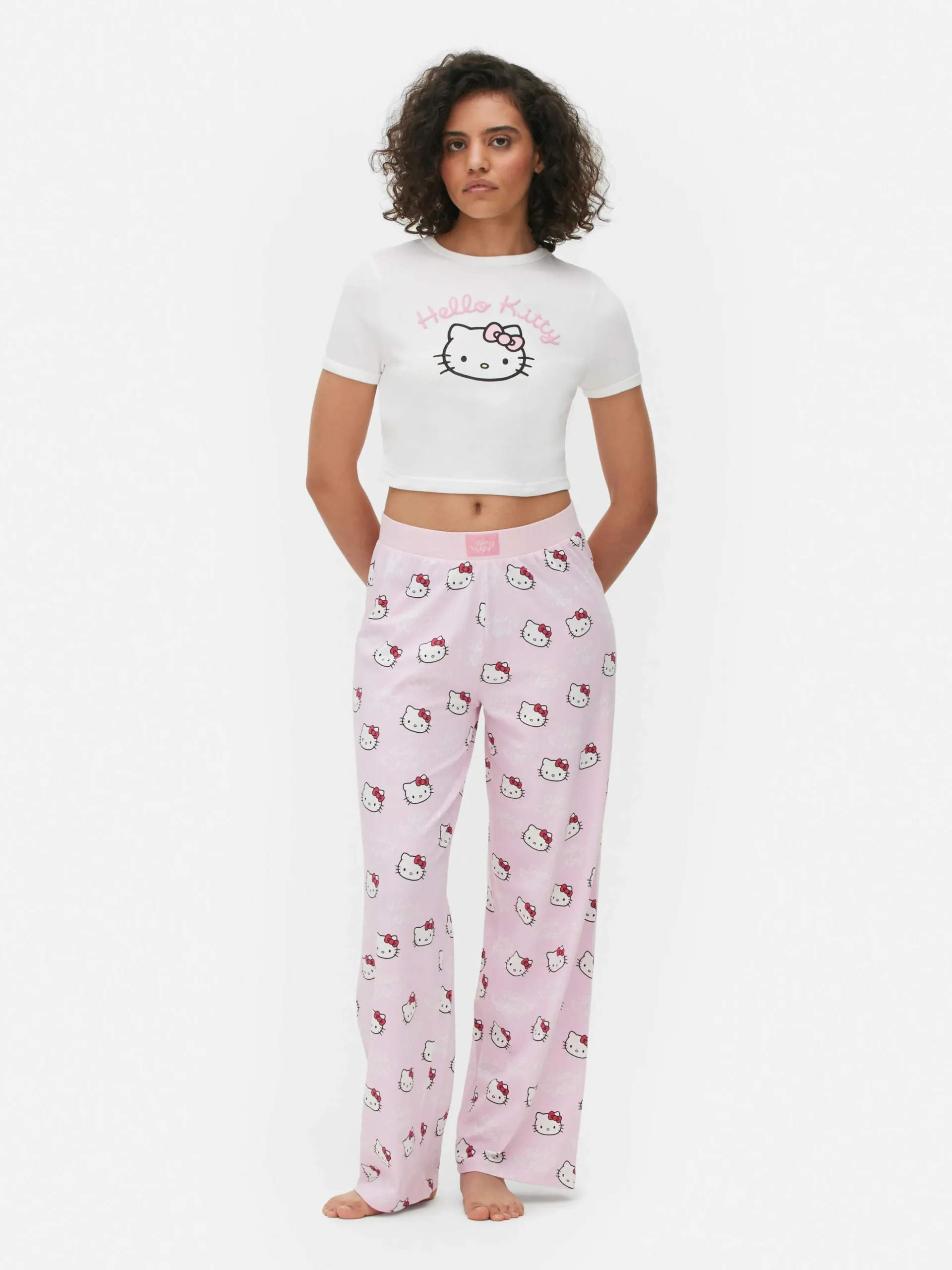 T-shirt Court De Pyjama Hello Kitty