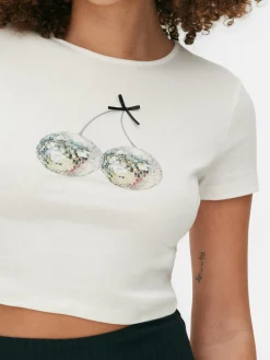 T-shirt Court Graphique