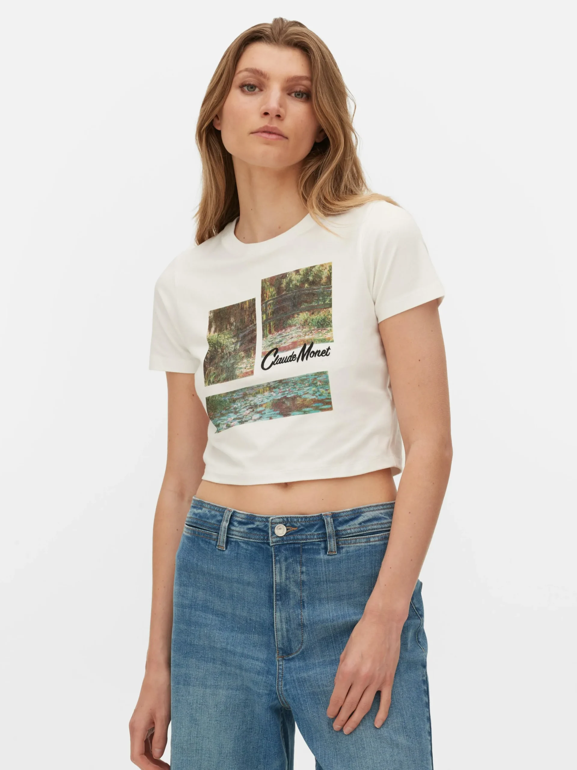 T-shirt Court Graphique Claude Monet