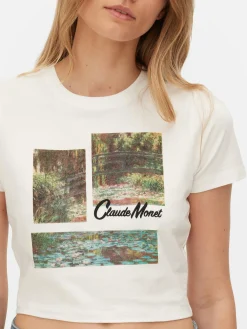 T-shirt Court Graphique Claude Monet