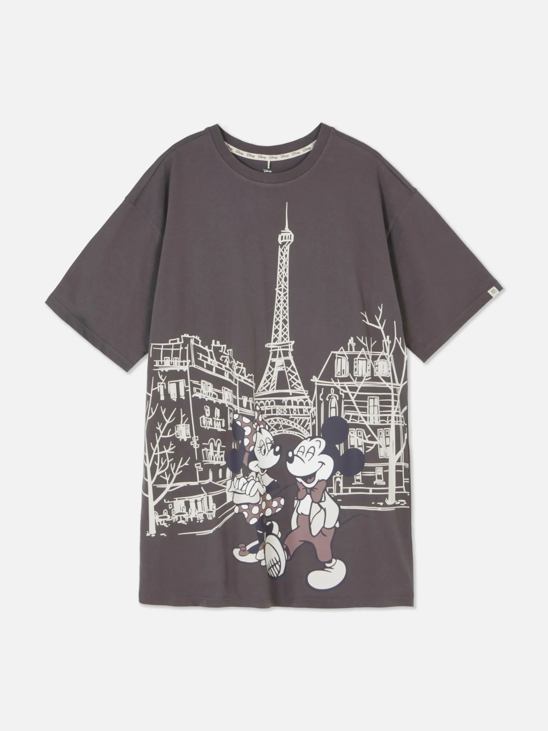 T-shirt De Nuit Disney Mickey Mouse Et Minnie Mouse