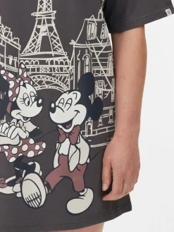 T-shirt De Nuit Disney Mickey Mouse Et Minnie Mouse