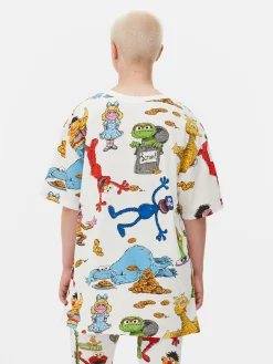 T-shirt De Nuit Graphique 1, Rue Sésame