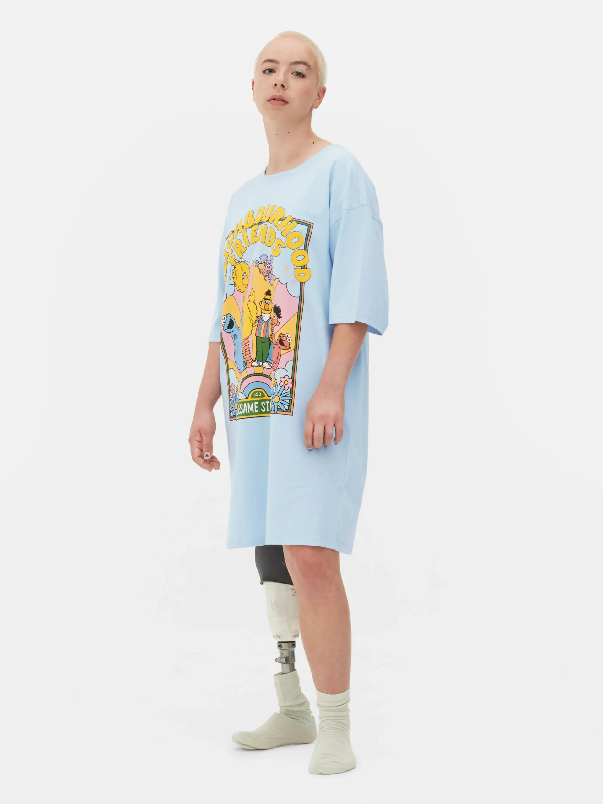 T-shirt De Nuit Long Oversize 1, Rue Sésame