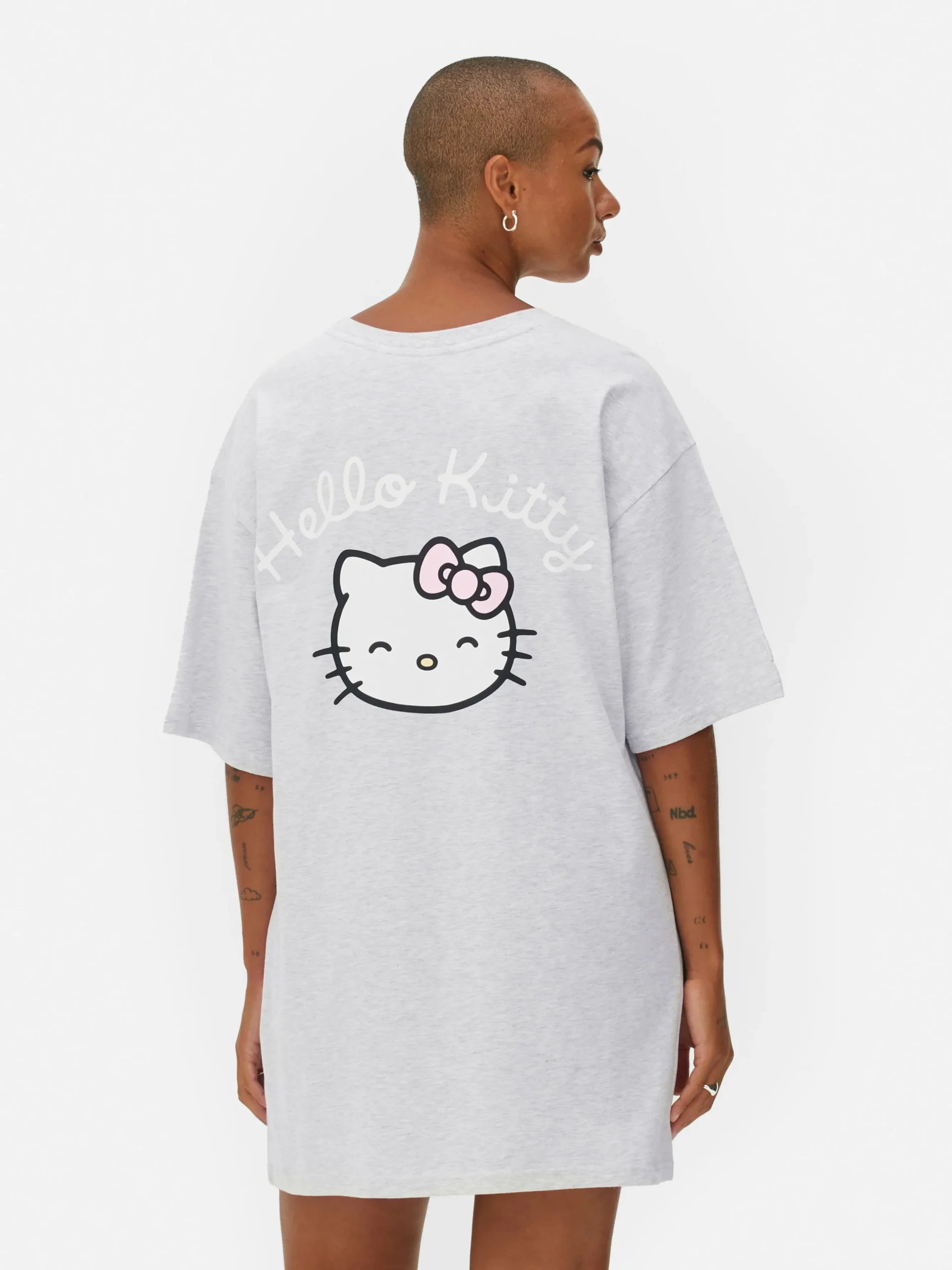 T-shirt De Nuit Oversize Hello Kitty