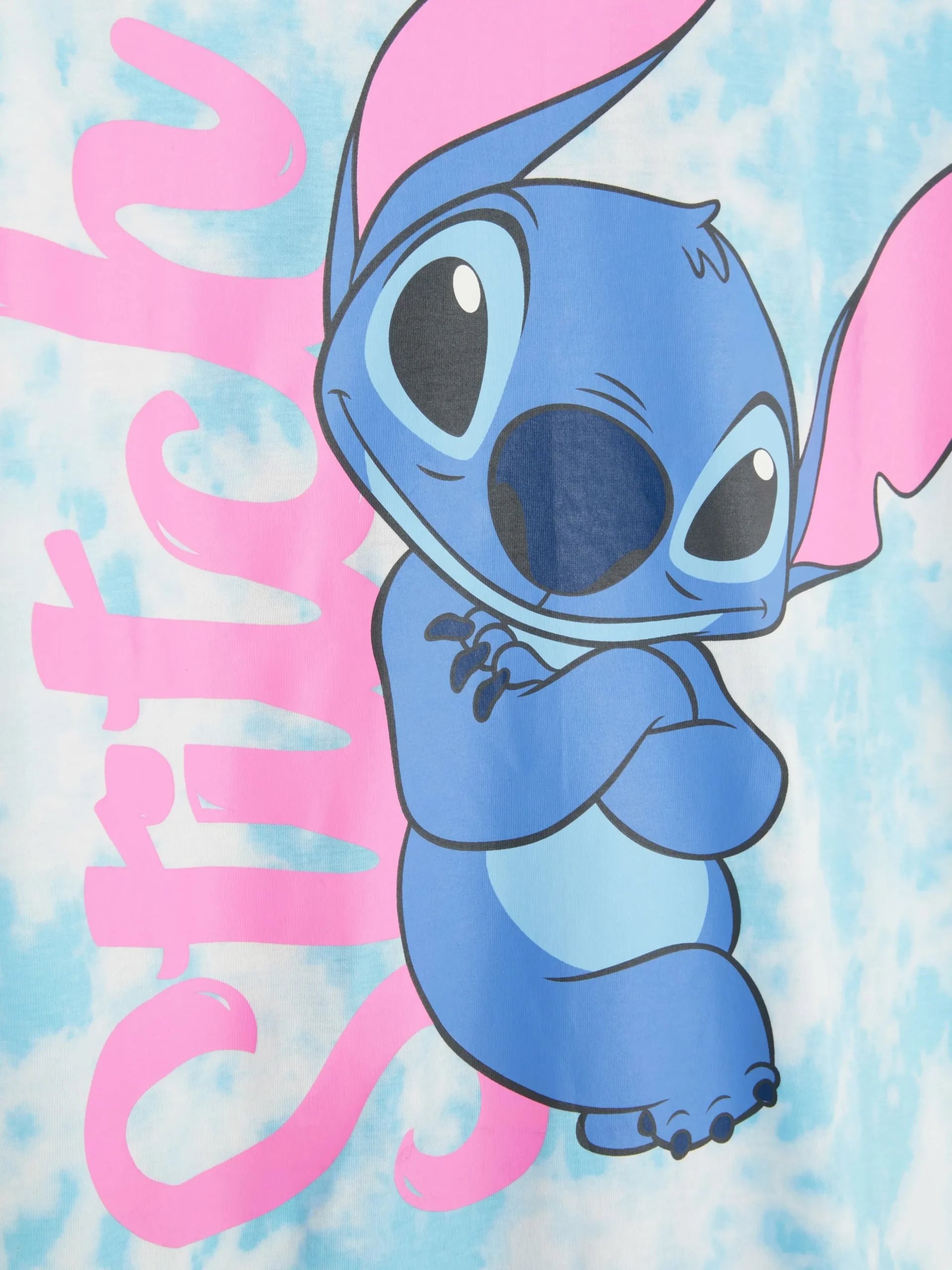 T-shirt De Nuit Tie Dye Disney Lilo & Stitch